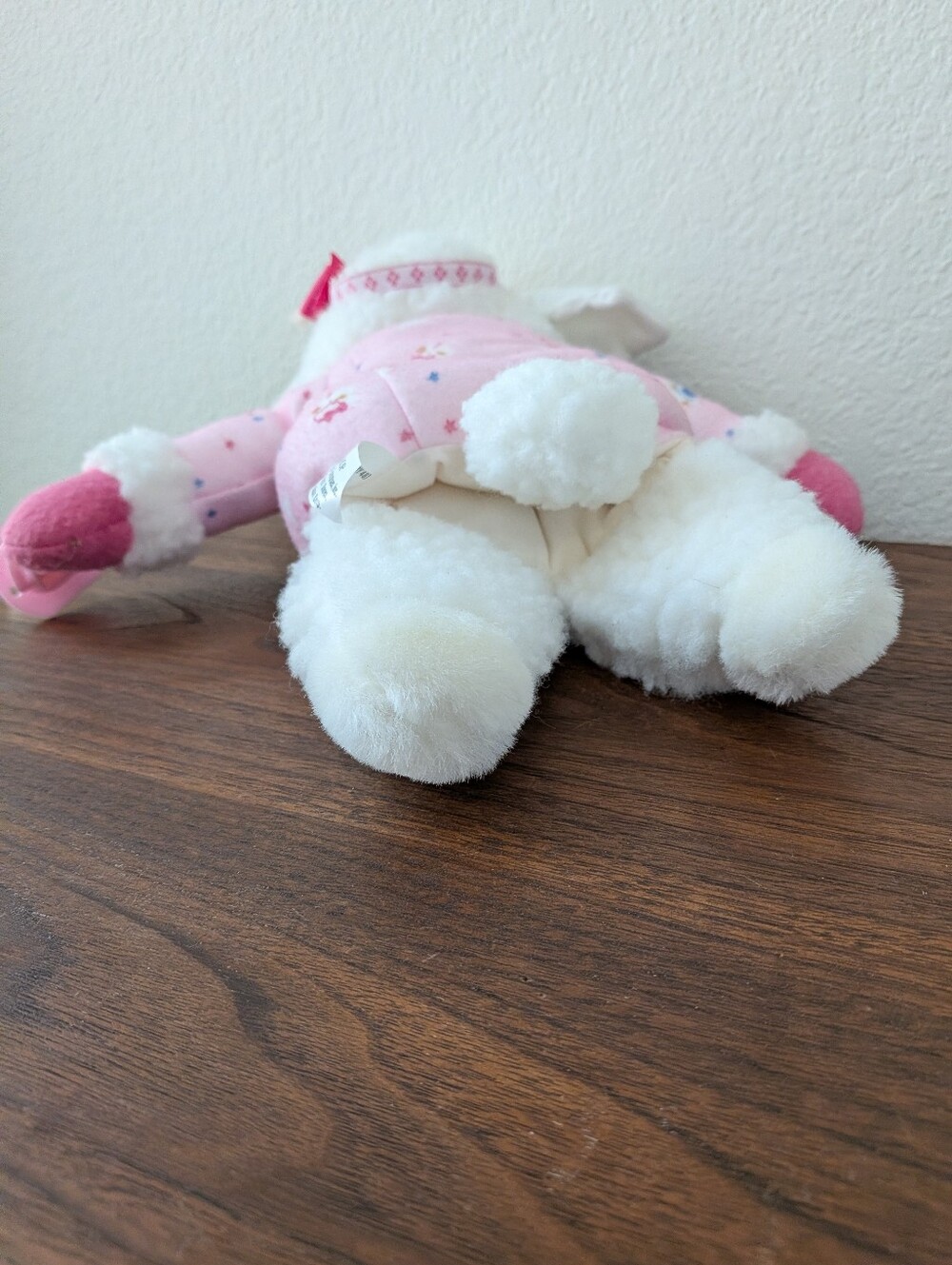 1990 Vintage Shari Lewis 12" Baby Lamb Chop Plush Hand Puppet Pink NWT - Picture 8 of 12